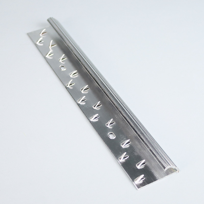 Silber verdrängte Aluminiummetallteppichrandsteinplatte-Ordnungsgreifer